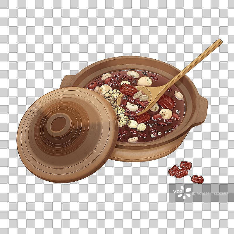 一锅腊八粥免抠元素图片素材