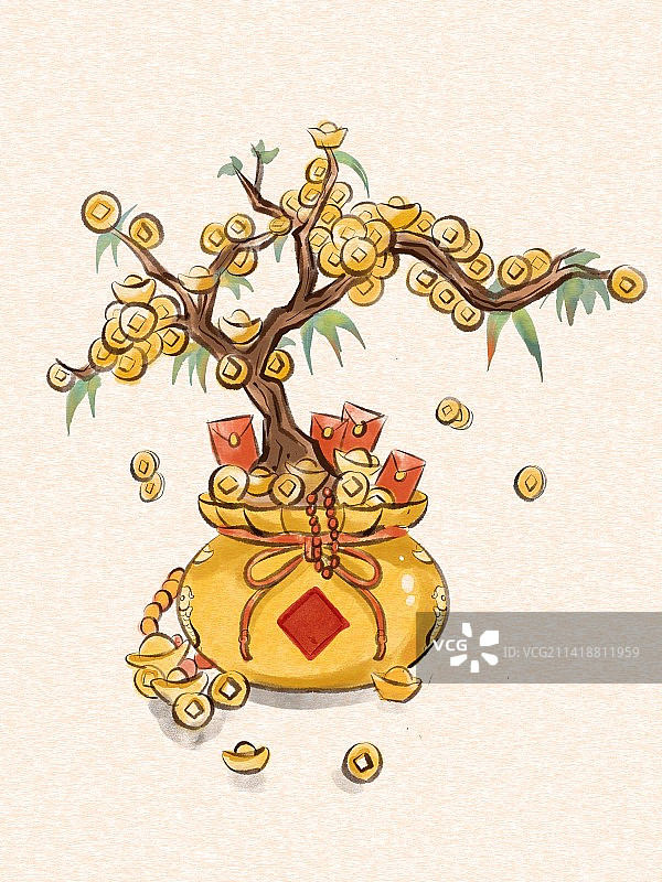 招财树图片素材