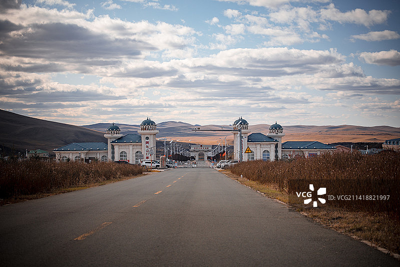 中国内蒙古阿尔山口岸图片素材