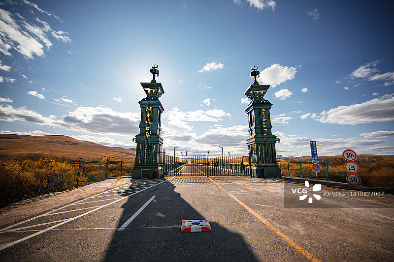 中国内蒙古阿尔山口岸图片素材