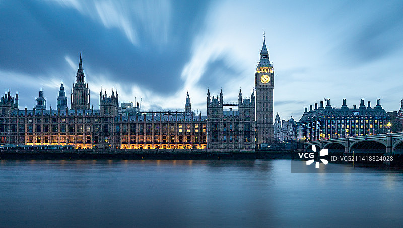 伦敦夜景图片素材