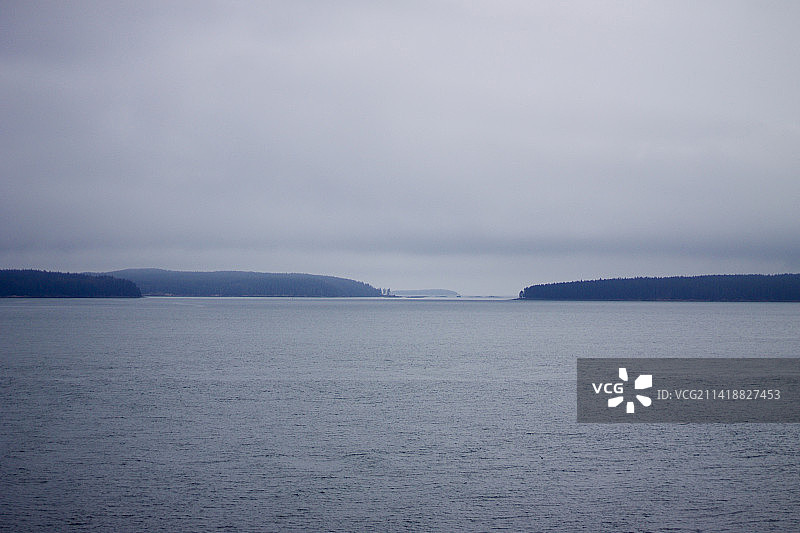 美国缅因州阿卡迪亚国家公园的海景图片素材