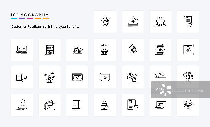 25个客户关系及员工福利图片素材