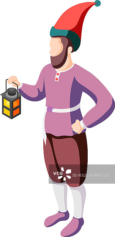 矮人服装化装舞会组合图片素材