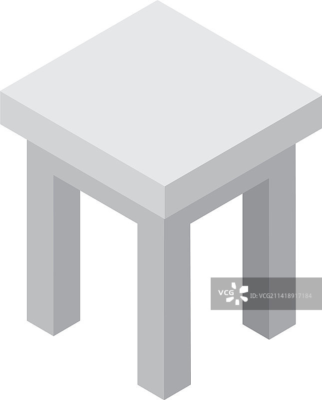 2.5D凳子家具组合图片素材