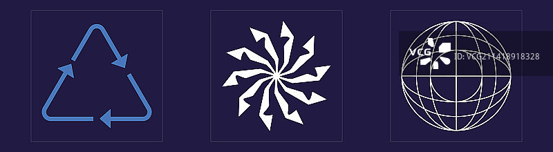 Y2K风格的野兽派对象合集图片素材