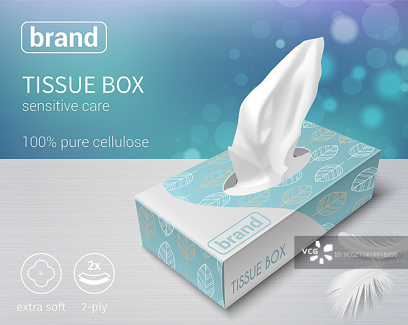 纸巾包装海报图片素材