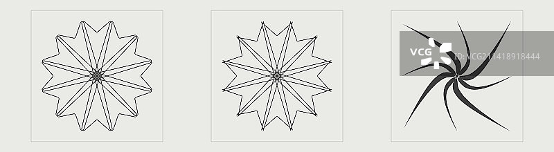 Y2K野兽派星星和花朵图案图片素材