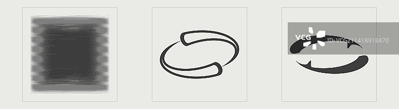 Y2K元素的非凡图形合集图片素材