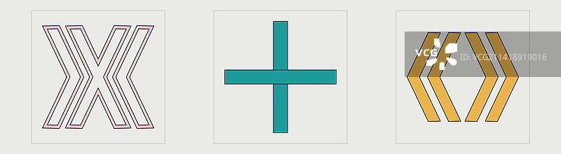 Y2K风格的野兽派对象合集图片素材