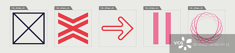 Y2K潮流元素合集图片素材