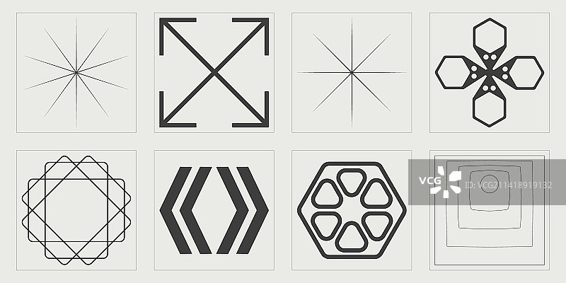 Y2K风格的野兽派对象合集图片素材