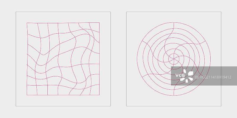 Y2K复古未来主义图形合集图片素材