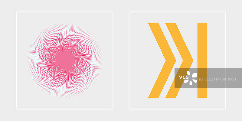 迷幻复古图形素材图片素材