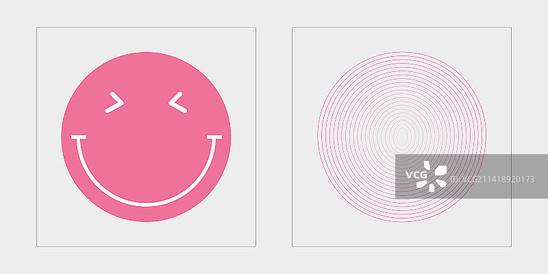 抽象的粗犷主义图形图片素材