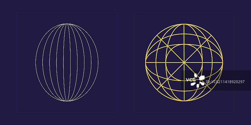 复古图形素材合集图片素材