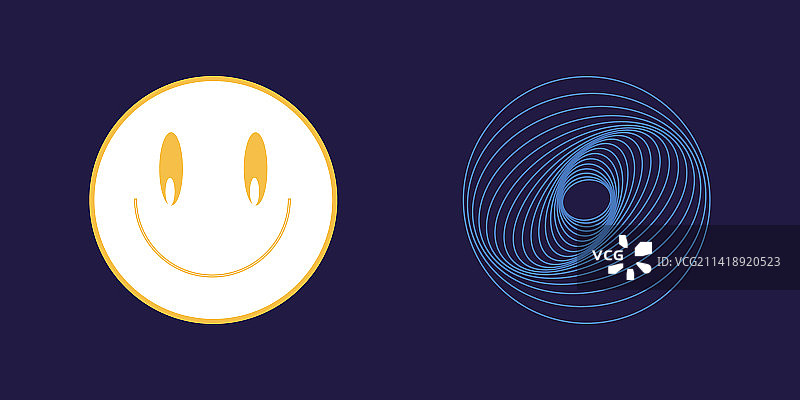 野兽派风格星星图形素材图片素材