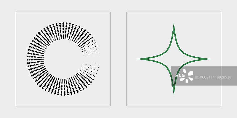 抽象的粗犷主义图形图片素材