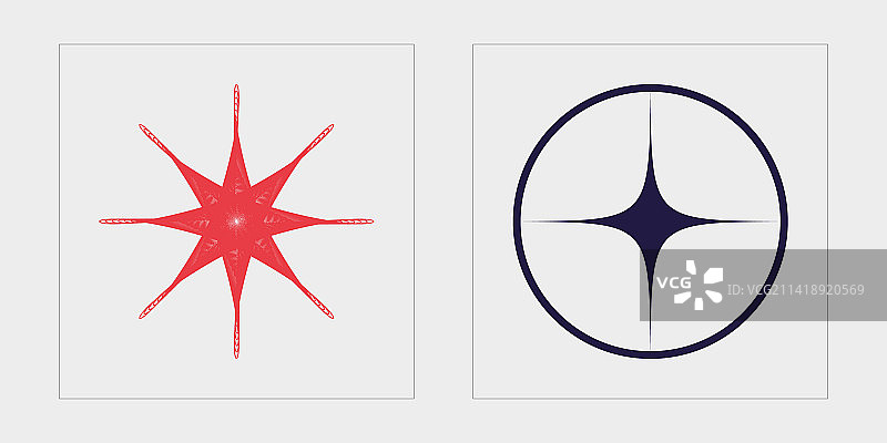 Y2K锐舞迷幻复古元素合集图片素材