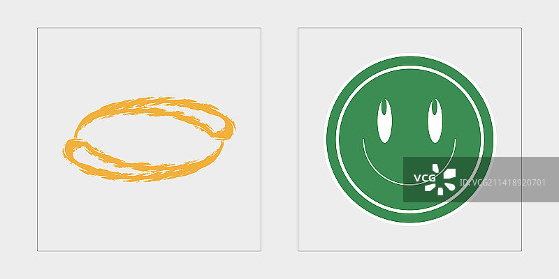 Y2K非凡图形元素合集图片素材