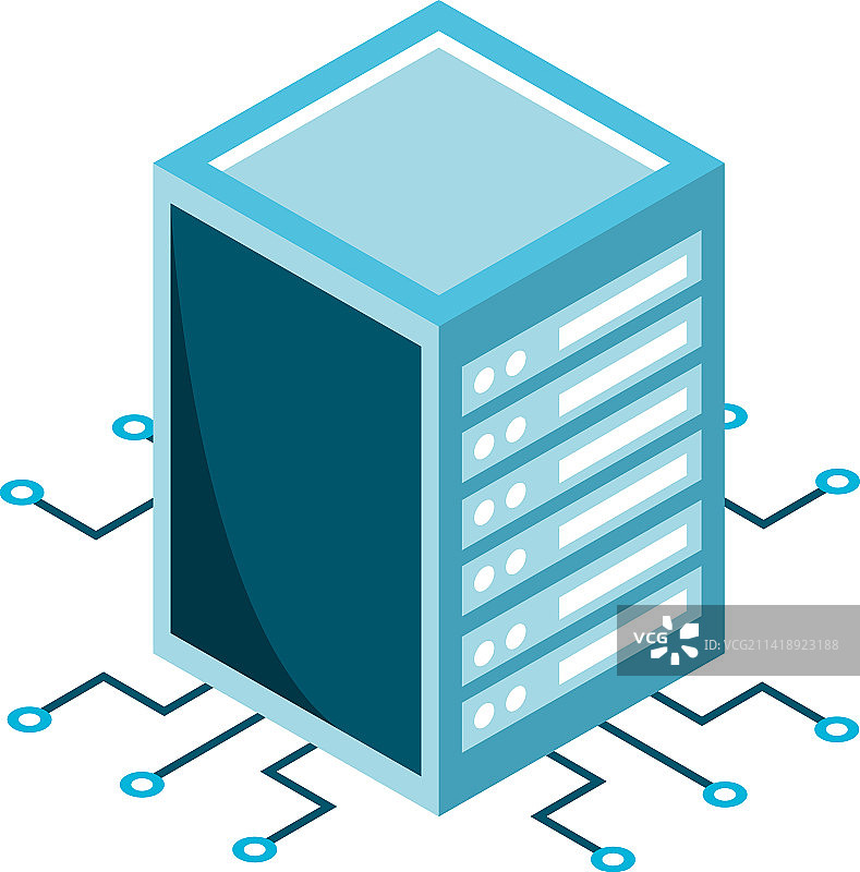 AI数据库服务器图标图片素材