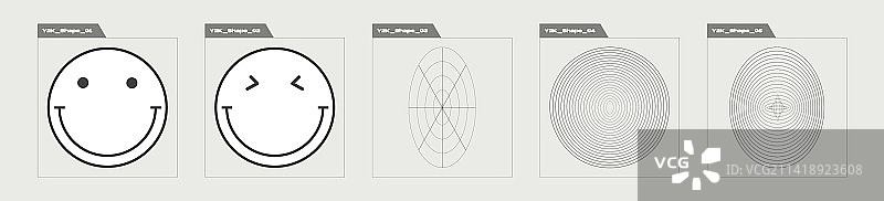 野兽派风格星星图形素材图片素材