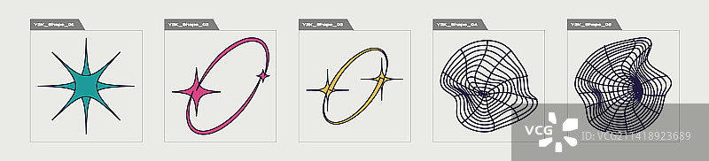 Y2K潮流元素合集图片素材