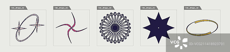 Y2K潮流元素合集图片素材