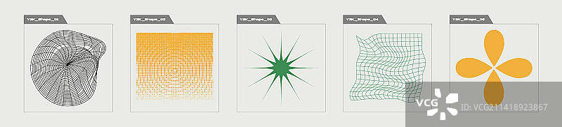 Y2K复古元素合集图片素材