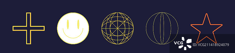 Y2K潮流元素合集图片素材