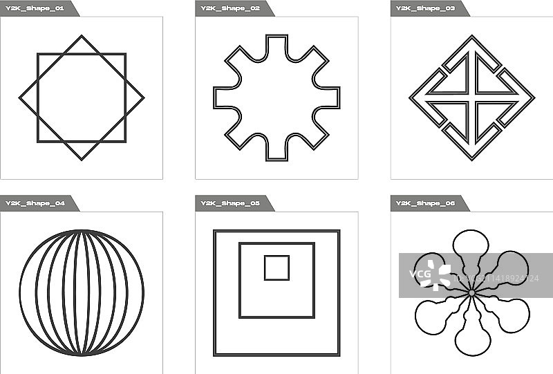 Y2K元素合集图片素材