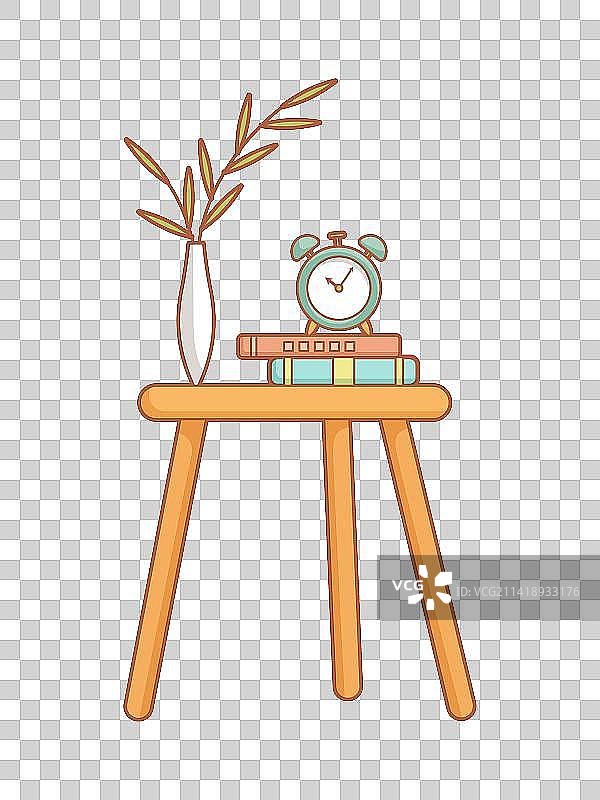 卡通茶几图片素材