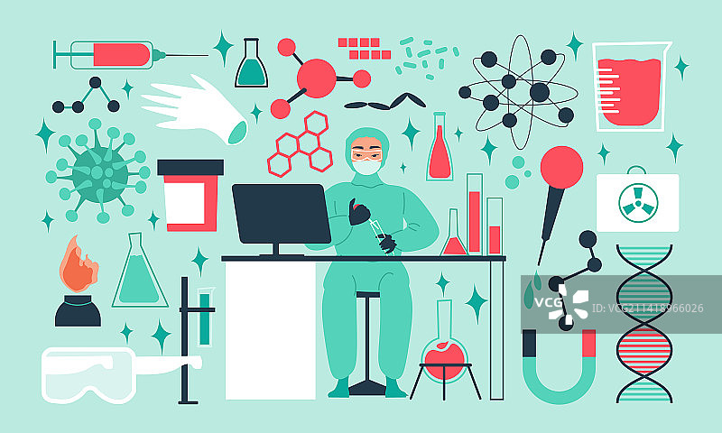 科学家实验室图片素材