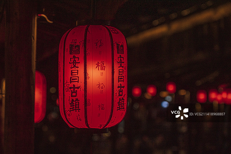 绍兴安昌古镇图片素材