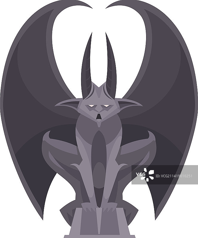 邪恶蝙蝠角色设计图片素材