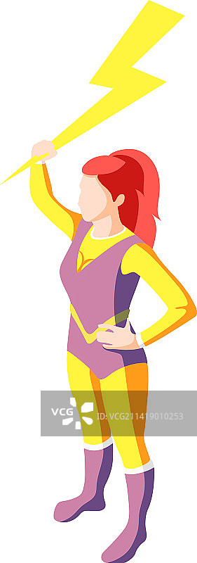 闪电侠超级英雄套装图片素材