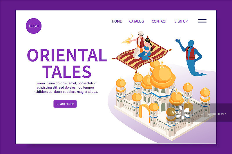 2.5D东方故事网站图片素材