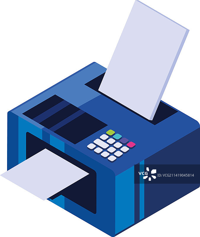 2.5D打印机和扫描仪图片素材