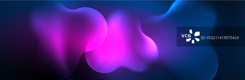 神奇的霓虹灯发光抽象背景图片素材