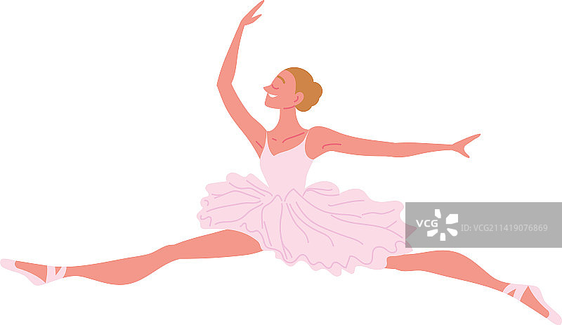 芭蕾舞女演员跳舞图片素材