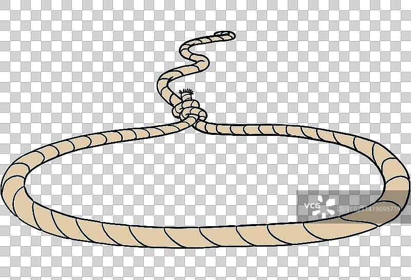 绳索圈套元素图片素材