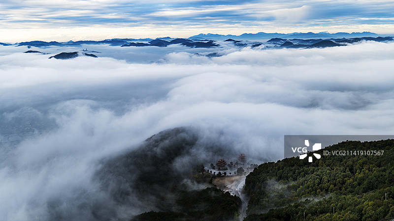 泉州洛江区马甲镇仙公山 蓬莱仙岛图片素材
