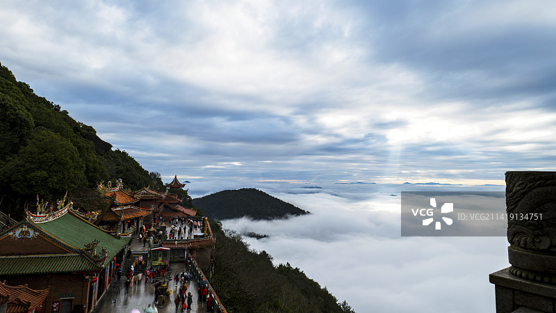 泉州仙公山 耶稣光 光芒图片素材