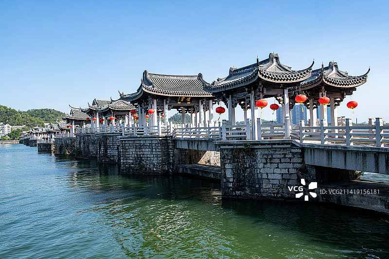 潮州广济桥图片素材