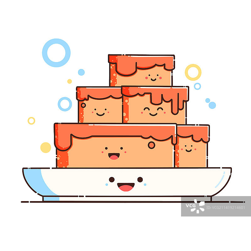 MBE插画-豆腐乳图片素材