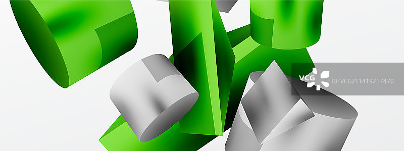 三维抽象背景形状三维三角形图片素材