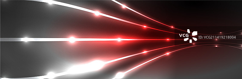 霓虹灯发光流体波线魔法能量空间图片素材