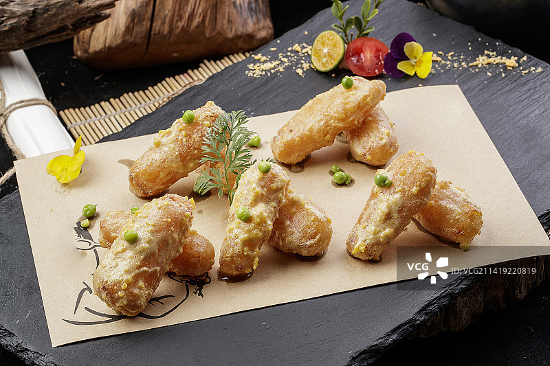 美味油炸红薯图片素材