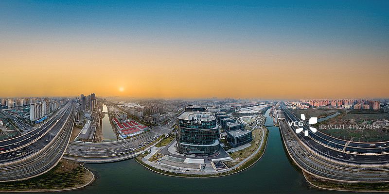 上海市虹桥商务区徐泾镇虹泾集团图片素材