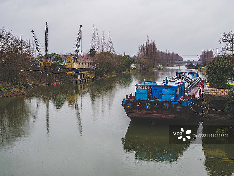 崇明新河镇新开河图片素材